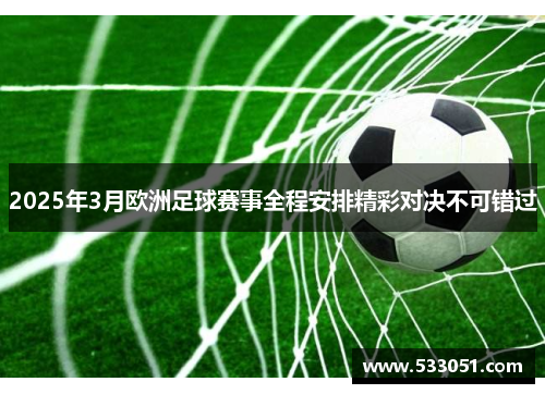2025年3月欧洲足球赛事全程安排精彩对决不可错过